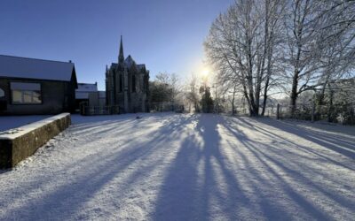 L’école Sainte Anne sous la neige!